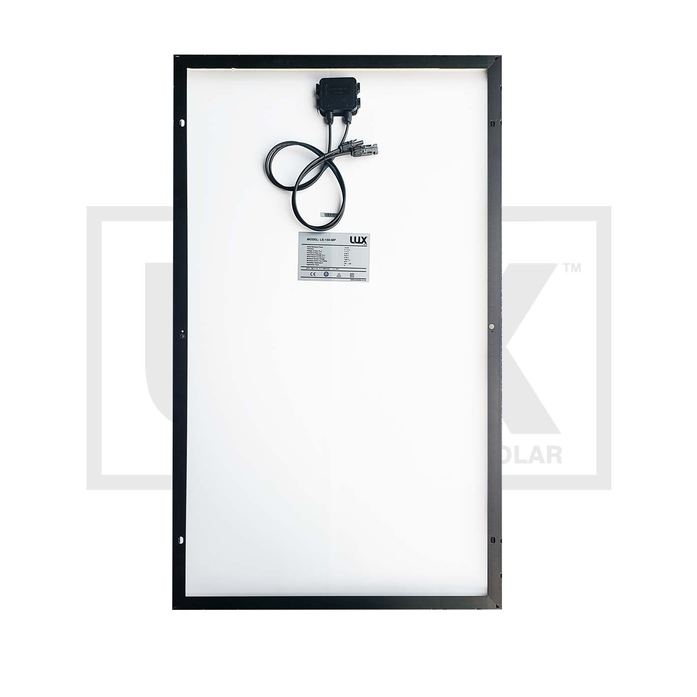 150 Watt Mono Solar Panel - HPBC - 122 x 59 cm