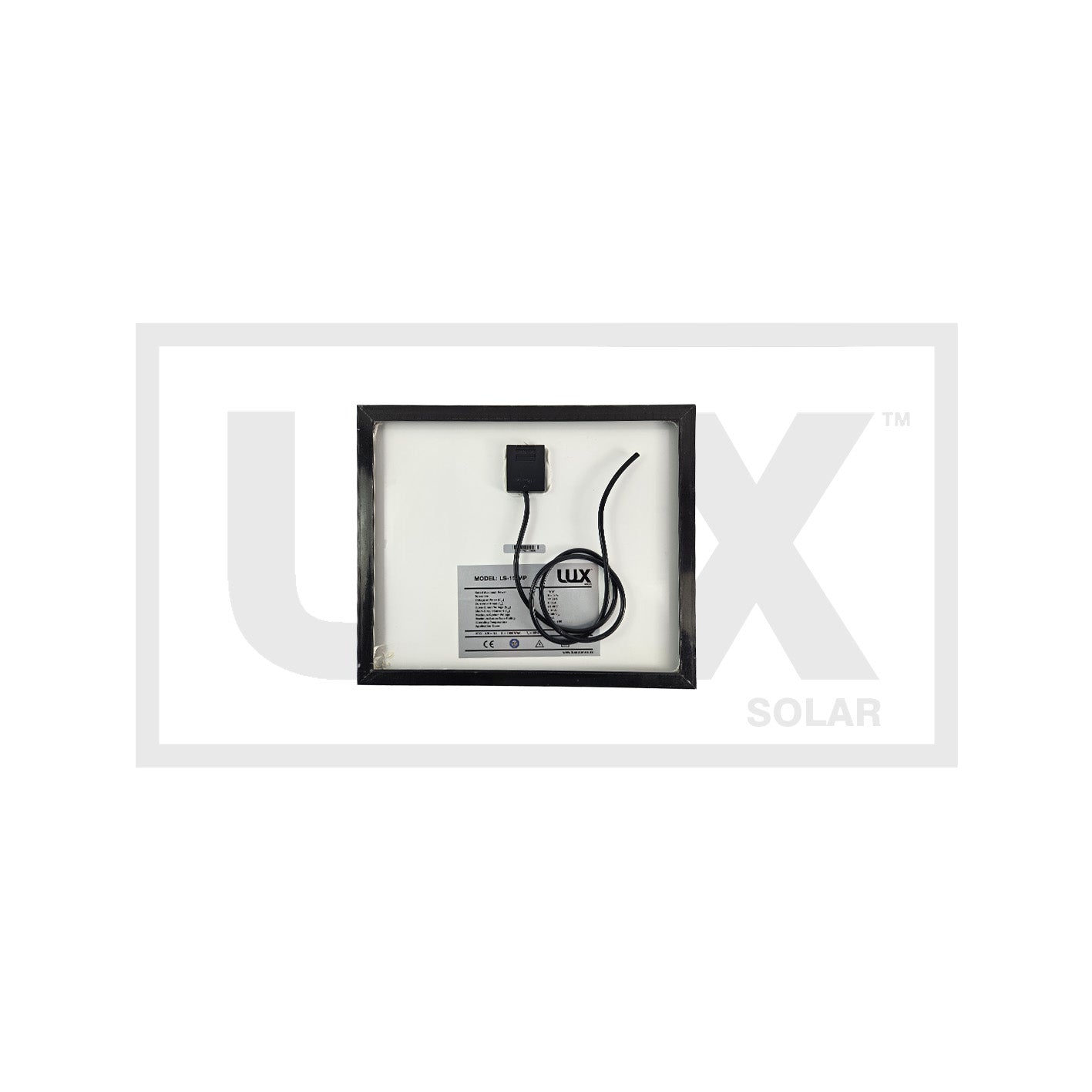 15 Watt Mono Solar Panel - 35cm x 30cm