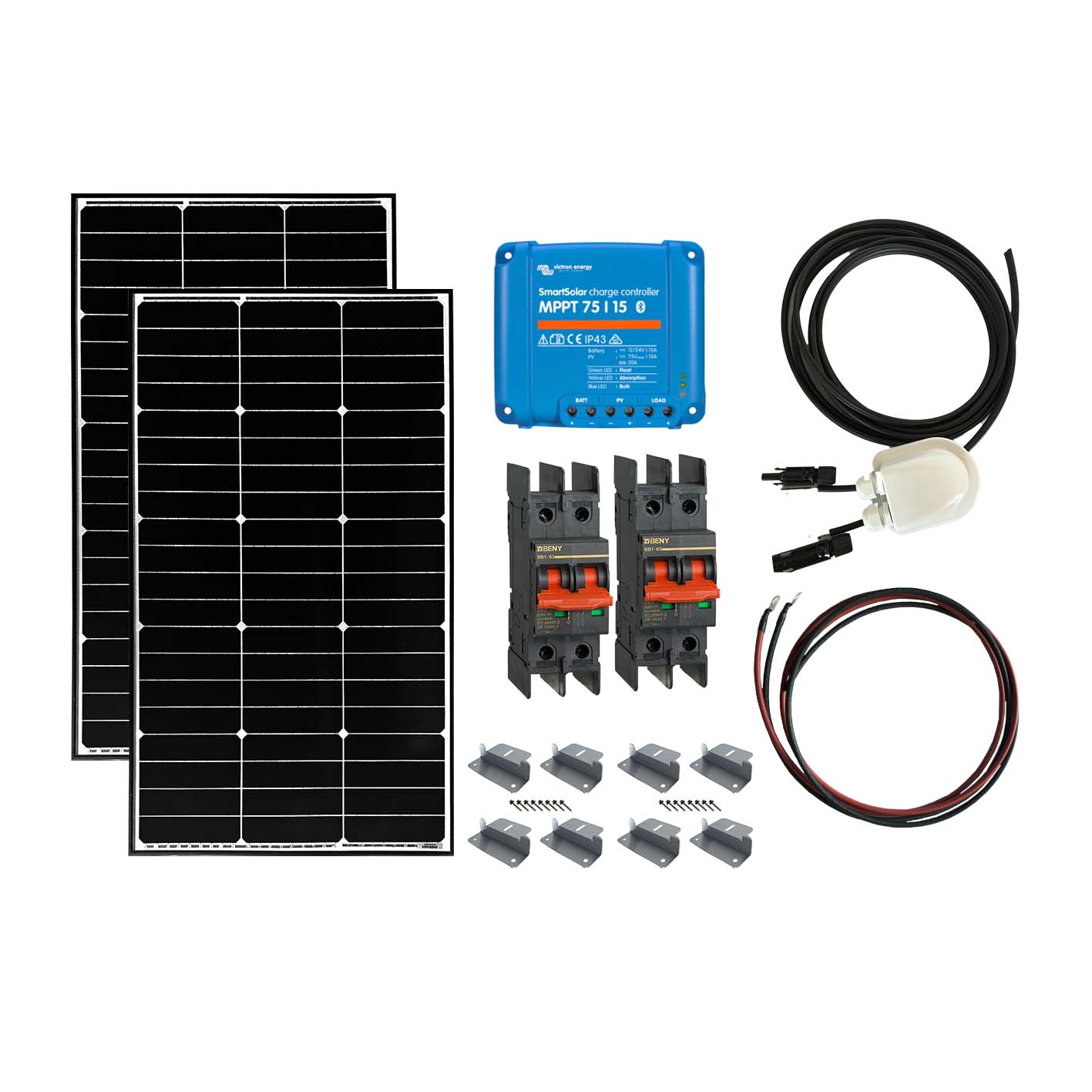 Customizable Off-Grid Solar Kits - Caravan RV Marine