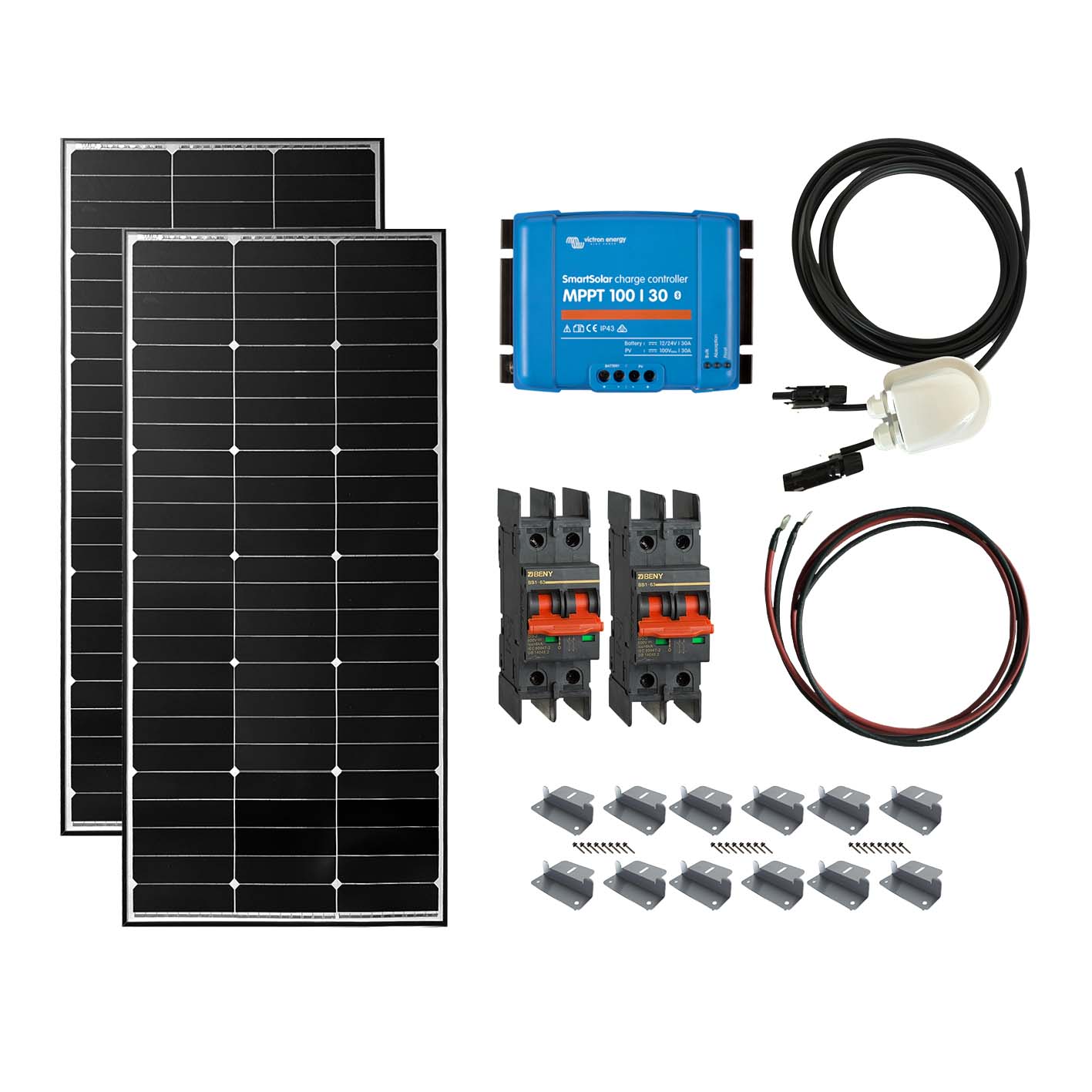 Customizable Off-Grid Solar Kits - Caravan RV Marine