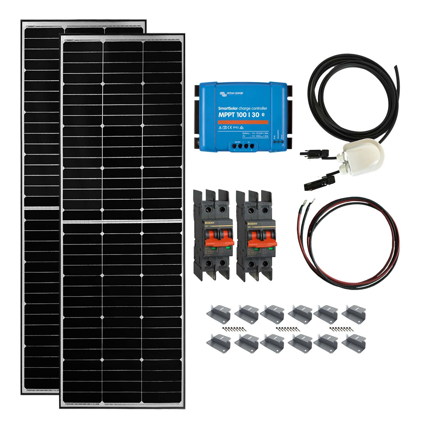 Customizable Off-Grid Solar Kits - Caravan RV Marine