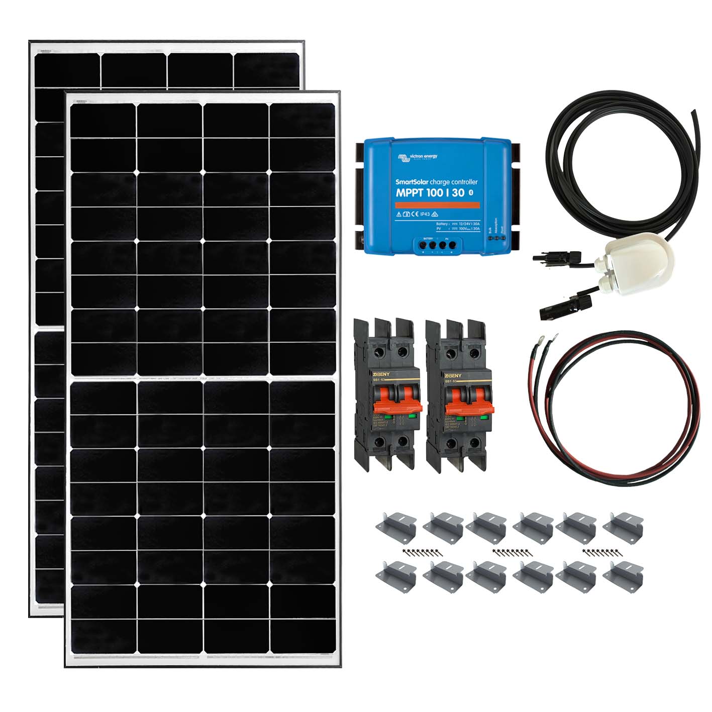 Customizable Off-Grid Solar Kits - Caravan RV Marine