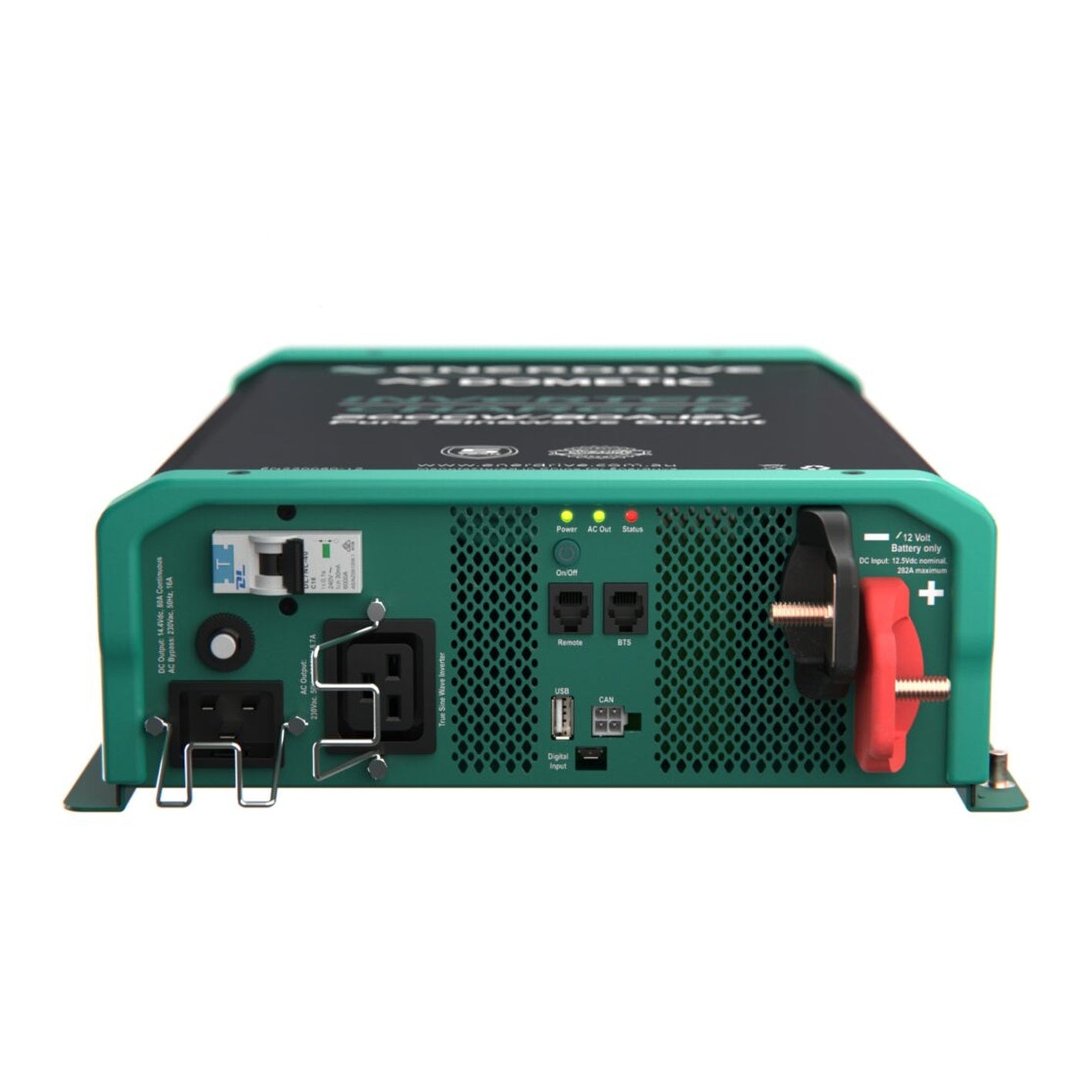 ENERDRIVE INVERTER/CHARGER (COMBI) 2000W/80A-12V