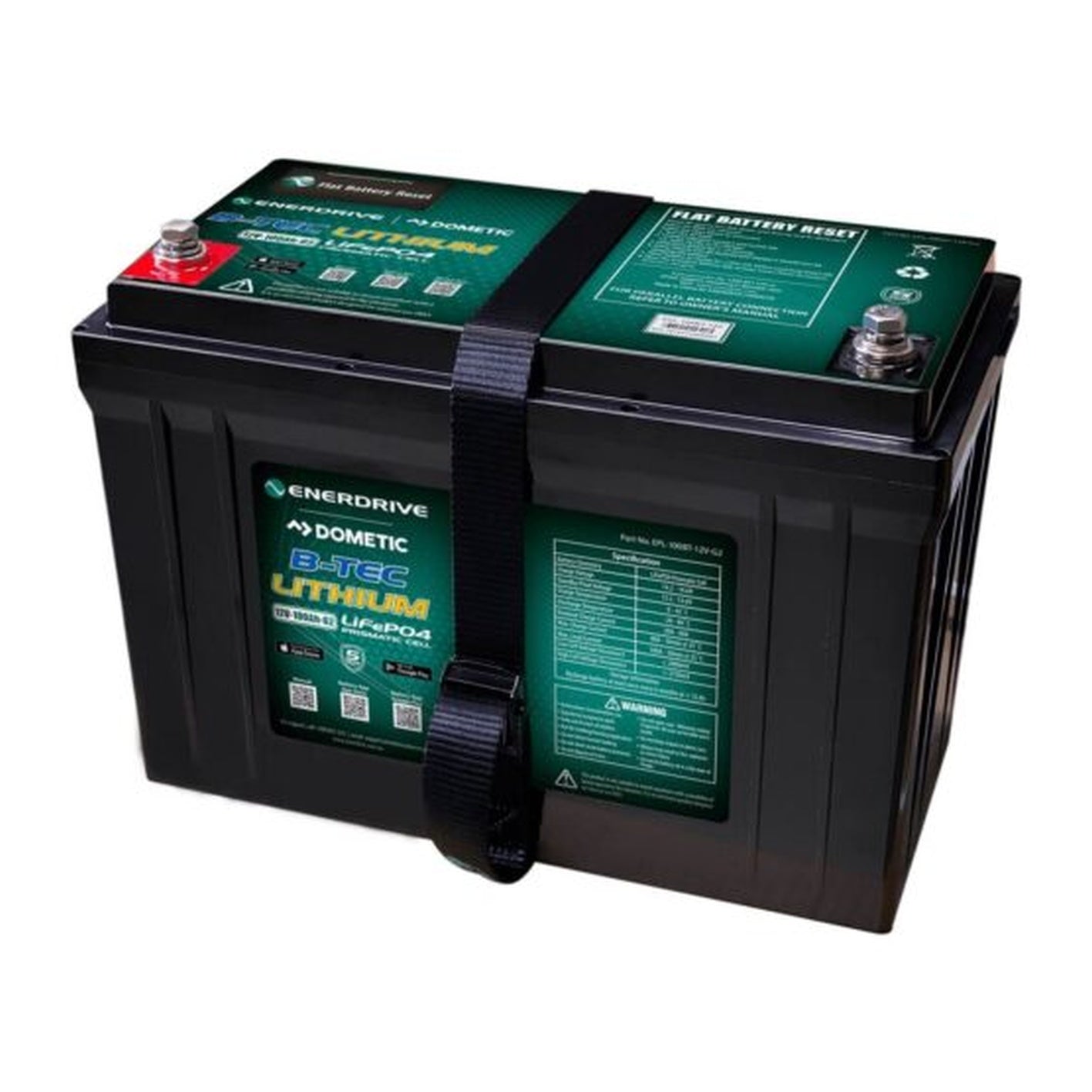 B-TECH 200A 12V LIFEPO4 BATTERY GEN2