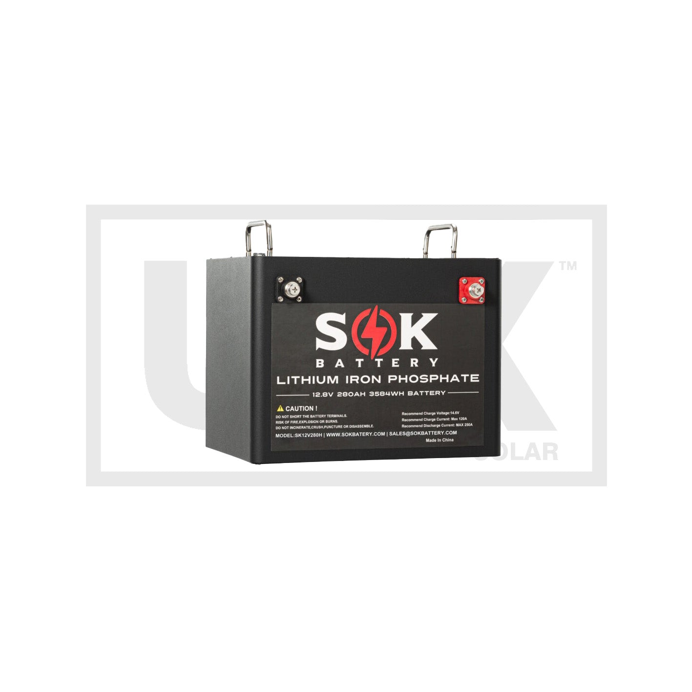 SOK  Lithium Iron Phosphate (LiFePO4) Battery SOK Battery 12 -24 Volt 100 to 314Ah
