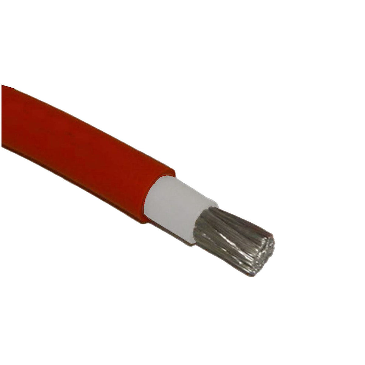 Red double insulated marine tinned copper battery cable coil, 25-120mm2