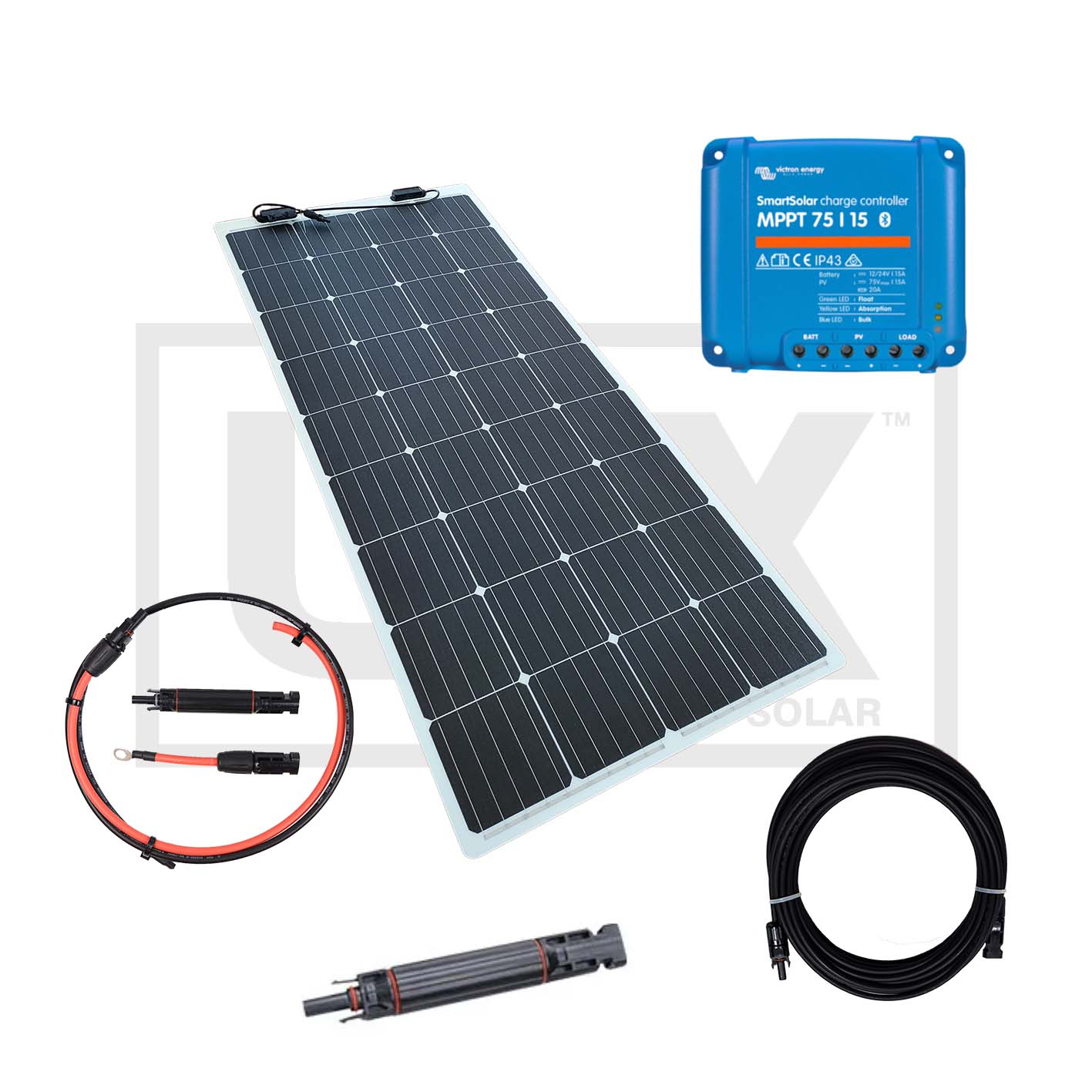 Lightweight / Marine Solar Kits with quality flexible solar panels 100 to 860 Watt