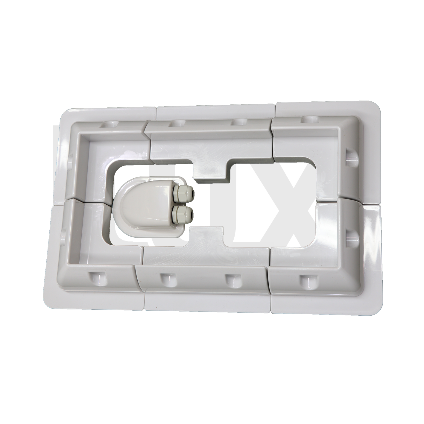 Mounting Kit for Fixed Solar Panel with Cable entry - Marine and Caravan