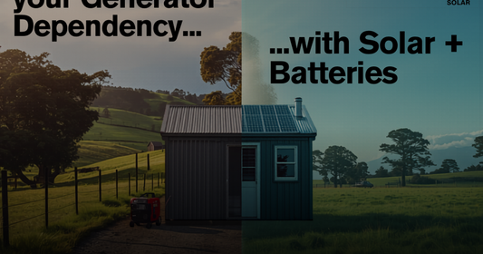 How to Reduce Your Generator Dependency with Solar and Batteries