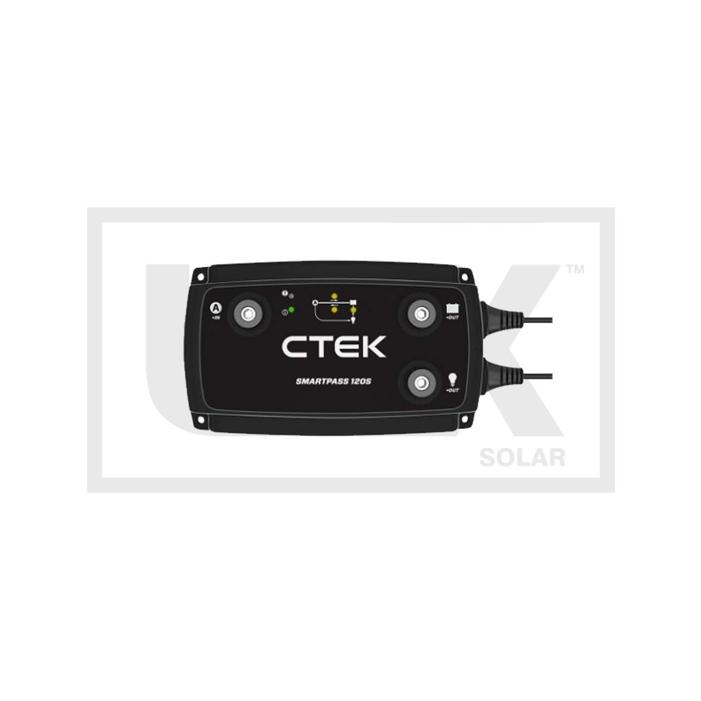 CTEK- D250SE-IP65 Dual Battery  Alternator and  MPPT Solar controller inputs