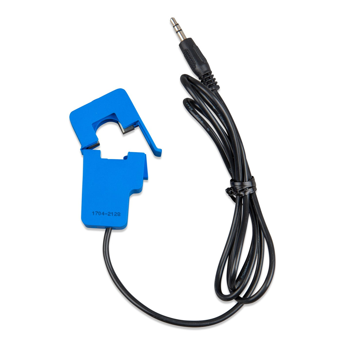 Victron Current Transformer for MultiPlus-II — split core hinged open around the cable aperture, jack lead coiled