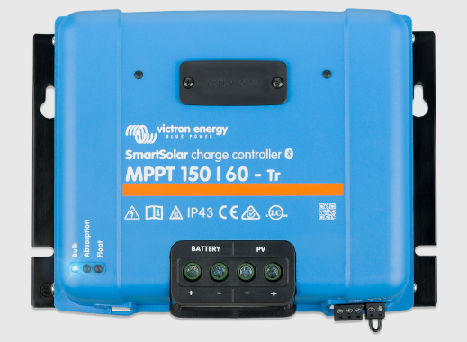 Victron SmartSolar MPPT 150/60-Tr solar charge controller, top view
