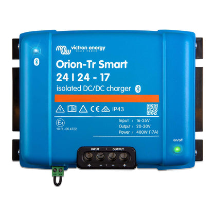 Victron Orion-Tr Smart DC-DC Charger Isolated victron orion tr smart dc dc charger isolated 24 24 17 top