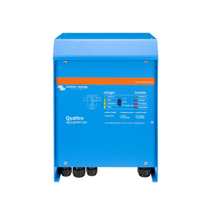 Victron Quattro 24/3000/70-50/30 230V inverter/charger – front view
