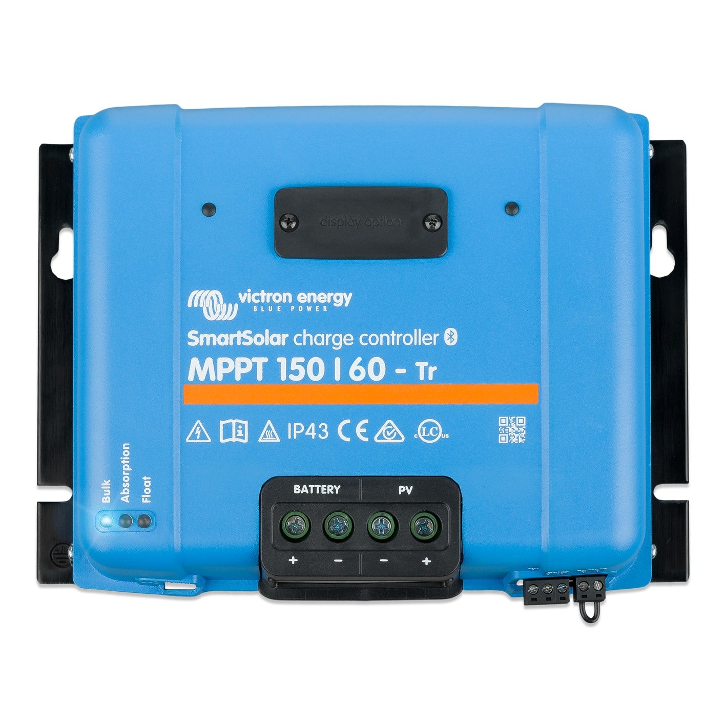 Victron SmartSolar MPPT 150/60-Tr solar charge controller with screw terminals, top view