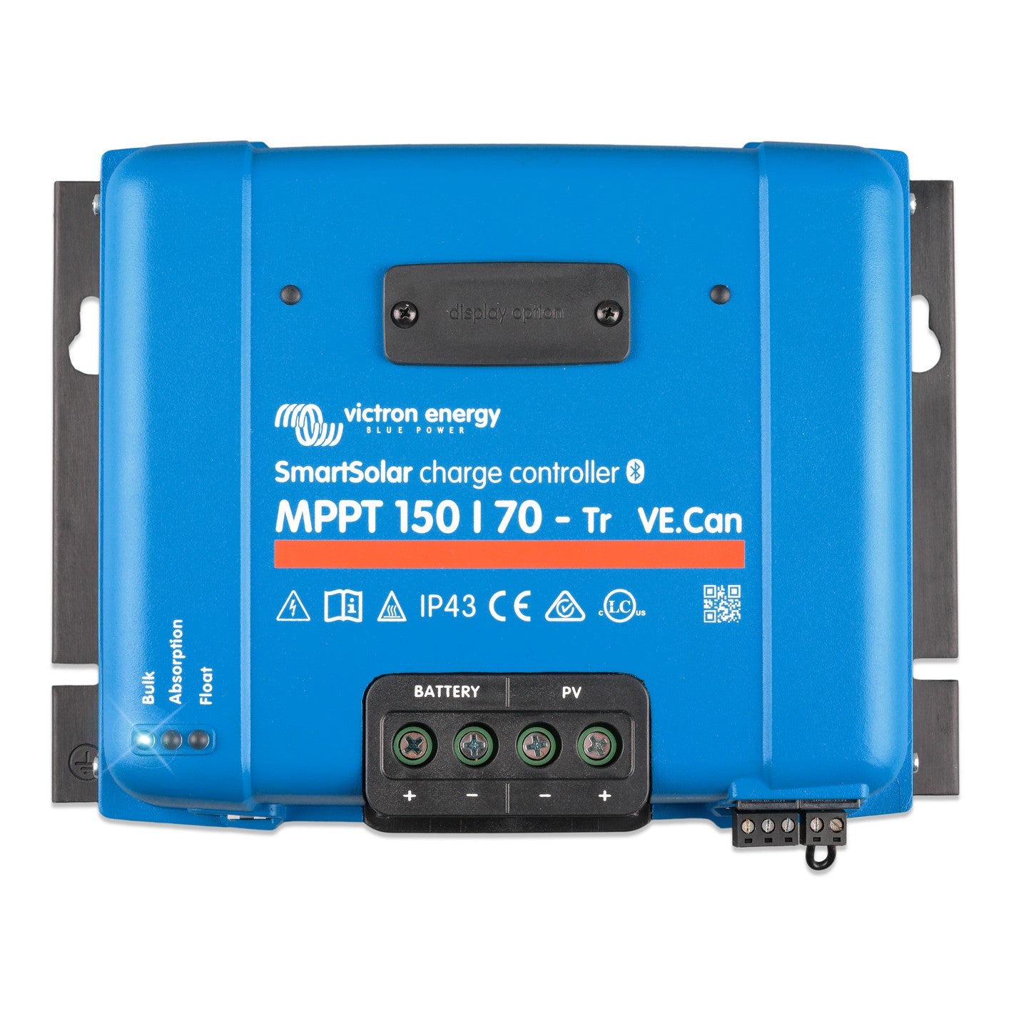 Victron SmartSolar MPPT 150/70-Tr VE.Can solar charge controller, top view