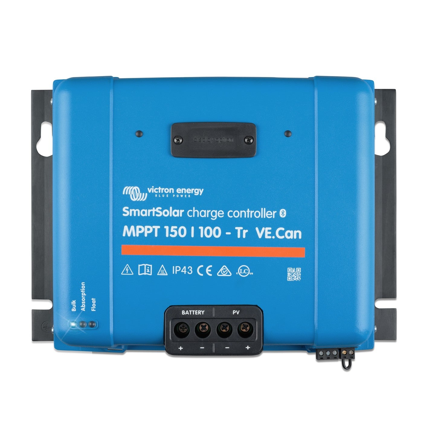 Victron SmartSolar MPPT 150/100-Tr VE.Can solar charge controller, top view