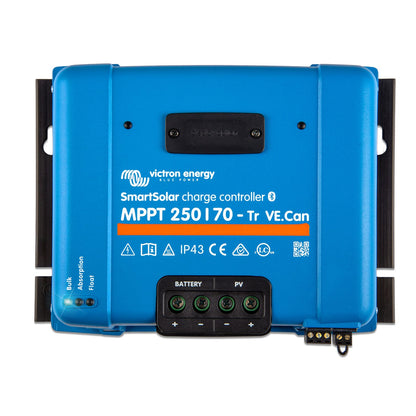 Victron SmartSolar MPPT 250/70-Tr VE.Can solar charge controller, top view