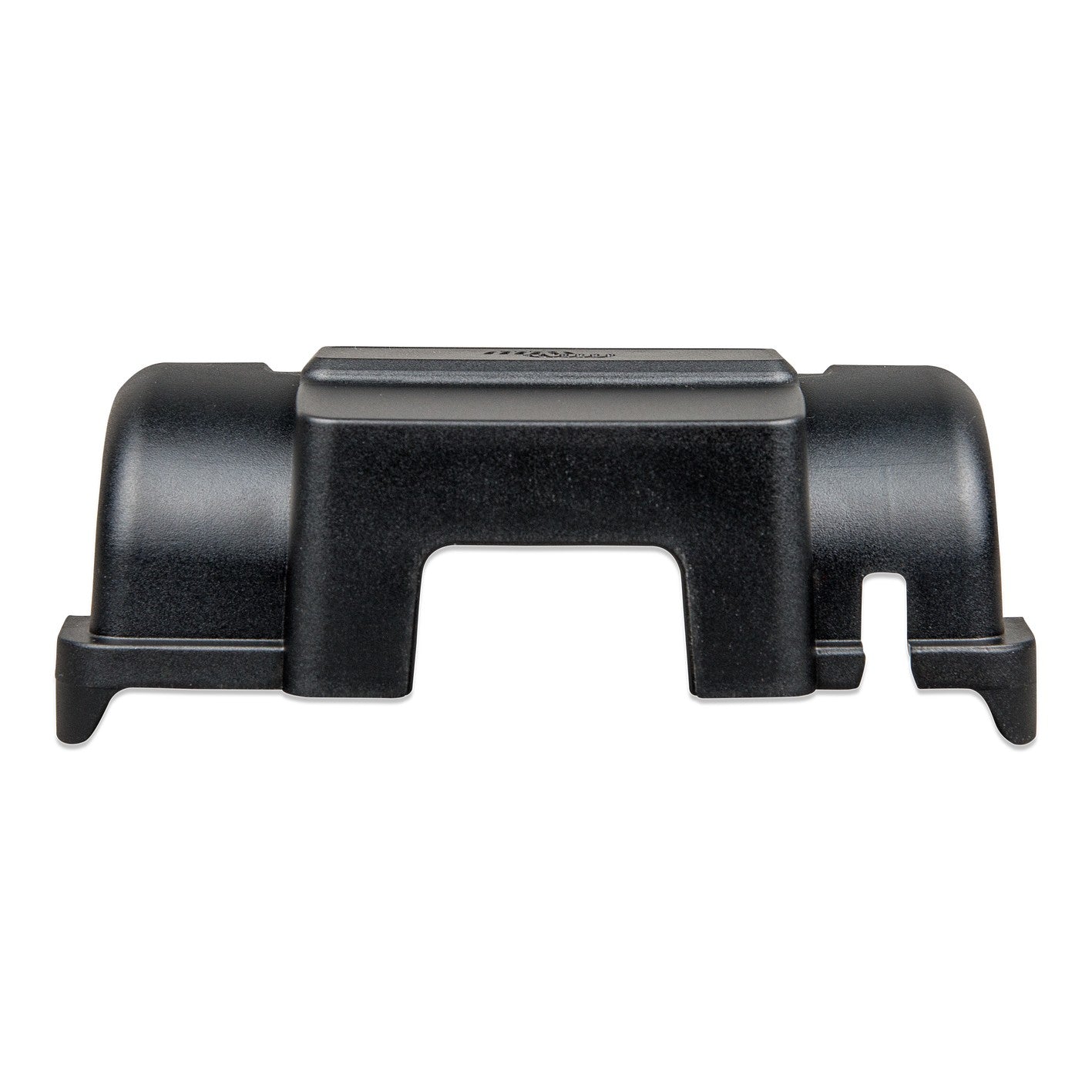 Victron MPPT WireBox-M 100-30/50 & 150/35 — front elevation of the black cover with centre cable cut-out
