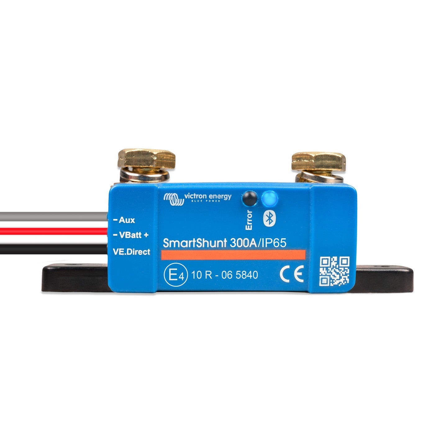 Victron SmartShunt 300A IP65 waterproof battery monitor — front view