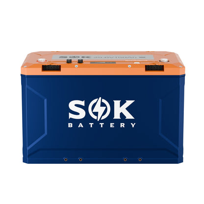SOK 24V 150Ah heated LiFePO4 lithium battery with Victron communications