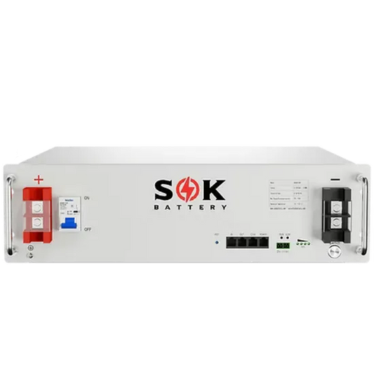 SOK  Lithium Iron Phosphate (LiFePO4) Battery SOK Battery 48 Volt  5kWh to 25 kWh