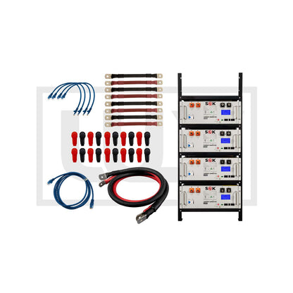 SOK  Lithium Iron Phosphate (LiFePO4) Battery SOK Battery 48 Volt  5kWh to 25 kWh