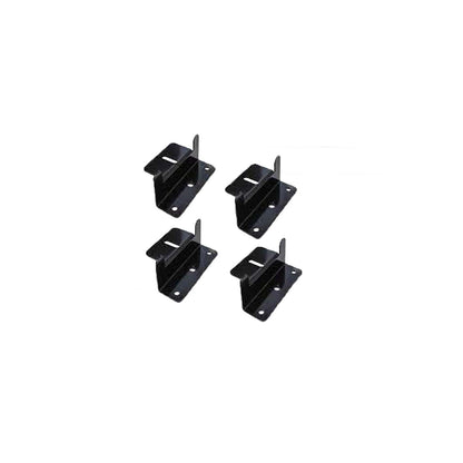 LUX Solar - Set of 4x Solar Mounts - Silver or Black