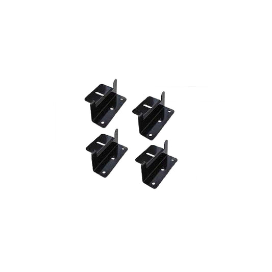 LUX Solar - Set of 4x Solar Mounts - Silver or Black