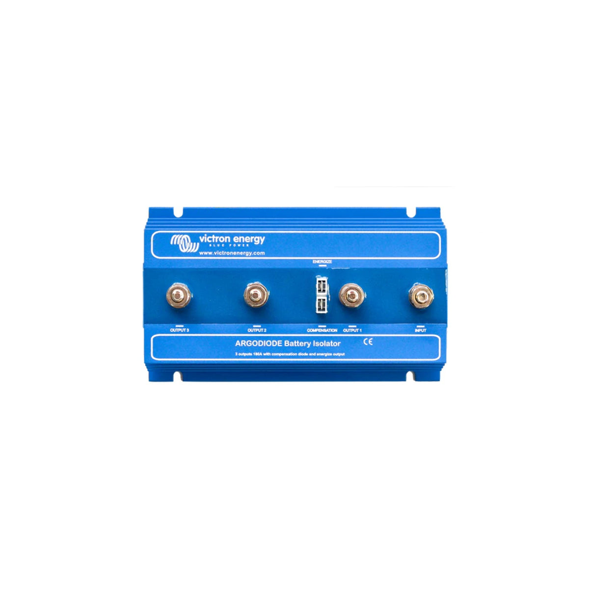 Victron Argodiode 180-3AC battery isolator — wide front panel, 3 outputs 180A with energize output