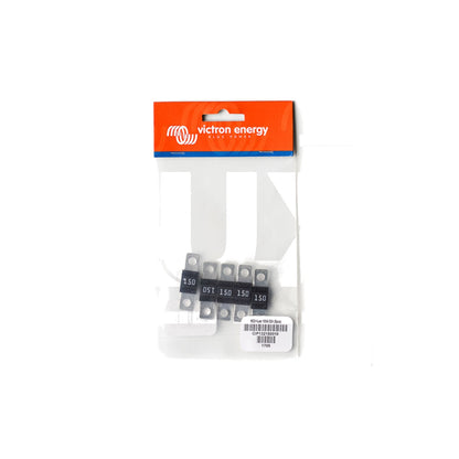 Victron MIDI-fuse 150A/32V, package of 5, black fuse bodies marked 150, in a Victron Energy retail bag labelled CIP132150010