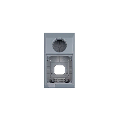 Victron wall mounted enclosure for Color Control GX and BMV/MPPT Control - grey portrait box, round aperture above square