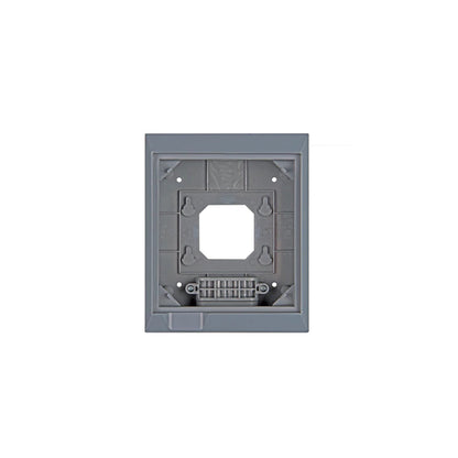 Victron wall mounted enclosure for Color Control GX - grey square back box, octagonal display cutout, terminal strip below