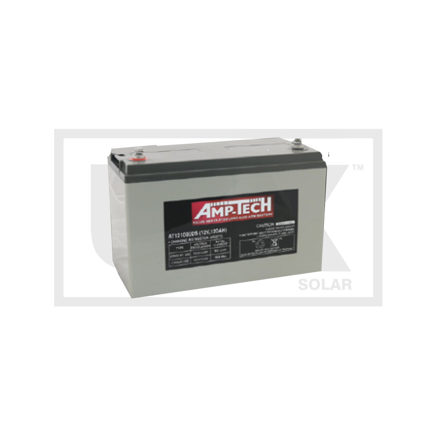 AGM Deep Cycle Battery  12V AMP-Tech   200 Ah