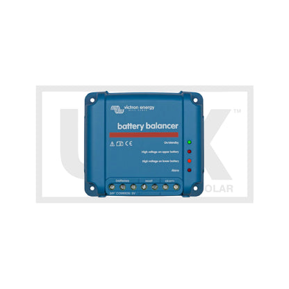 Victron Battery Balancer - front panel with On/standby and high-voltage LEDs above the 24V, common and 0V terminals