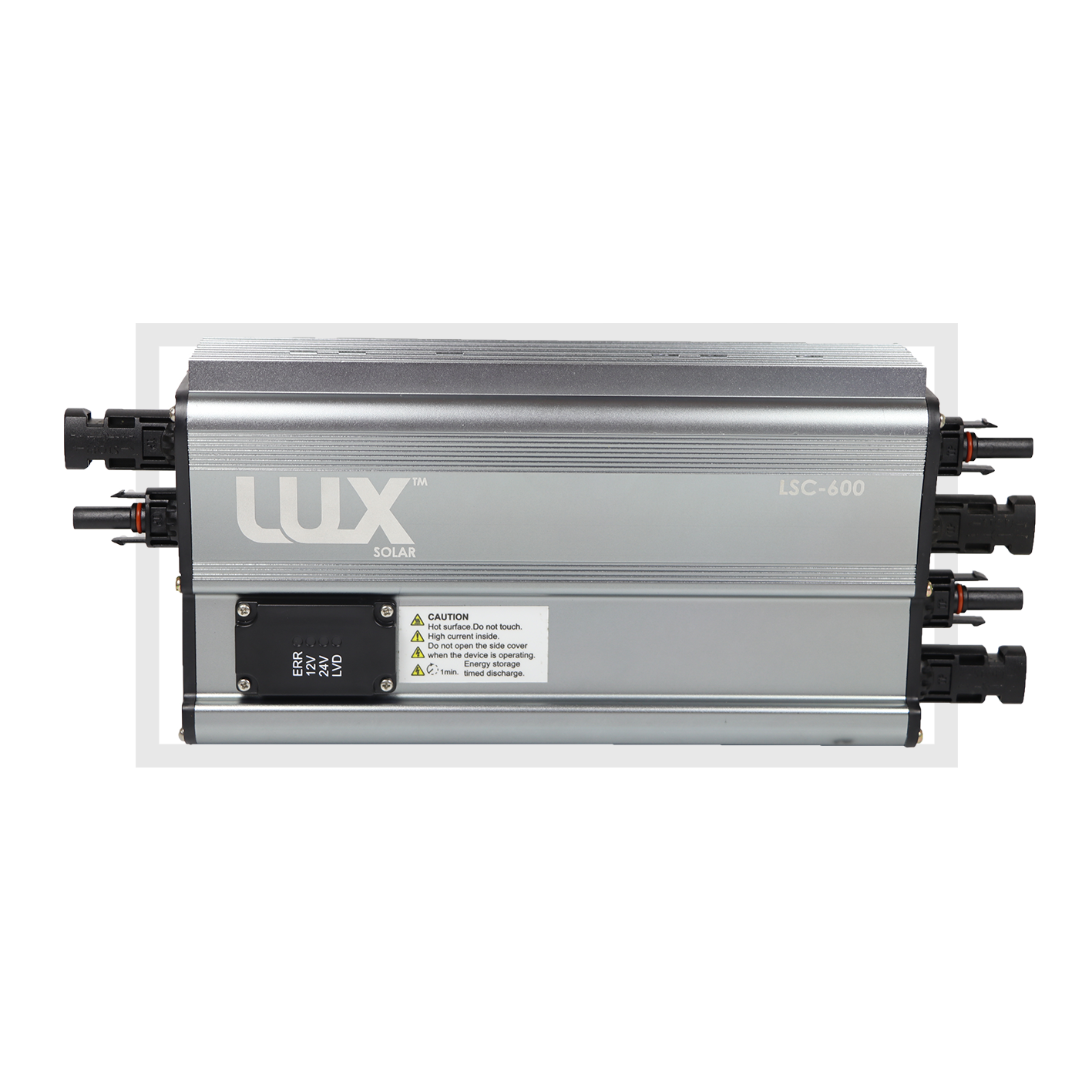 LSC-600 IP65 waterproof solar charge controller-front view