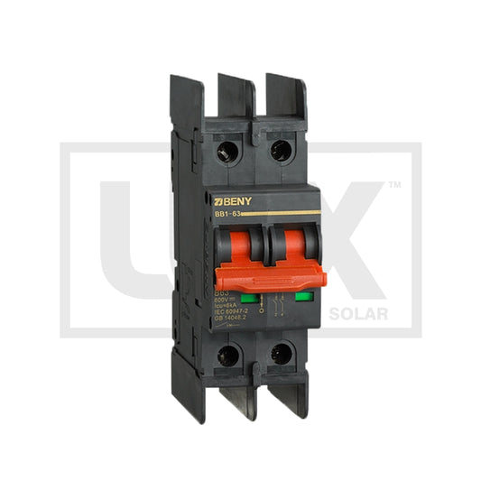 ZBENY Non Polarised Solar Circuit Breaker  10 - 63 Amp