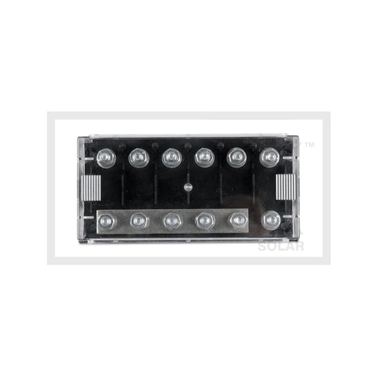 Victron Six-way Fuse  Holder for Mega-Fuse With Busbar
