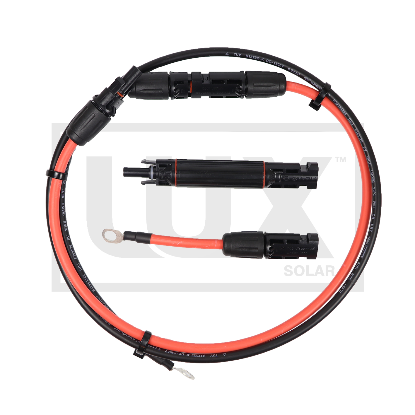 Solar Inline Fuse Solar Battery Cable with Inline solar Fuse holder and Solar Fuse – LUX ...